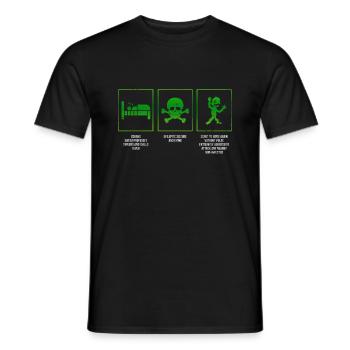 Zombie - Männer T-Shirt - Schwarz - Vorne - AI Model Male 178 light (178cm)