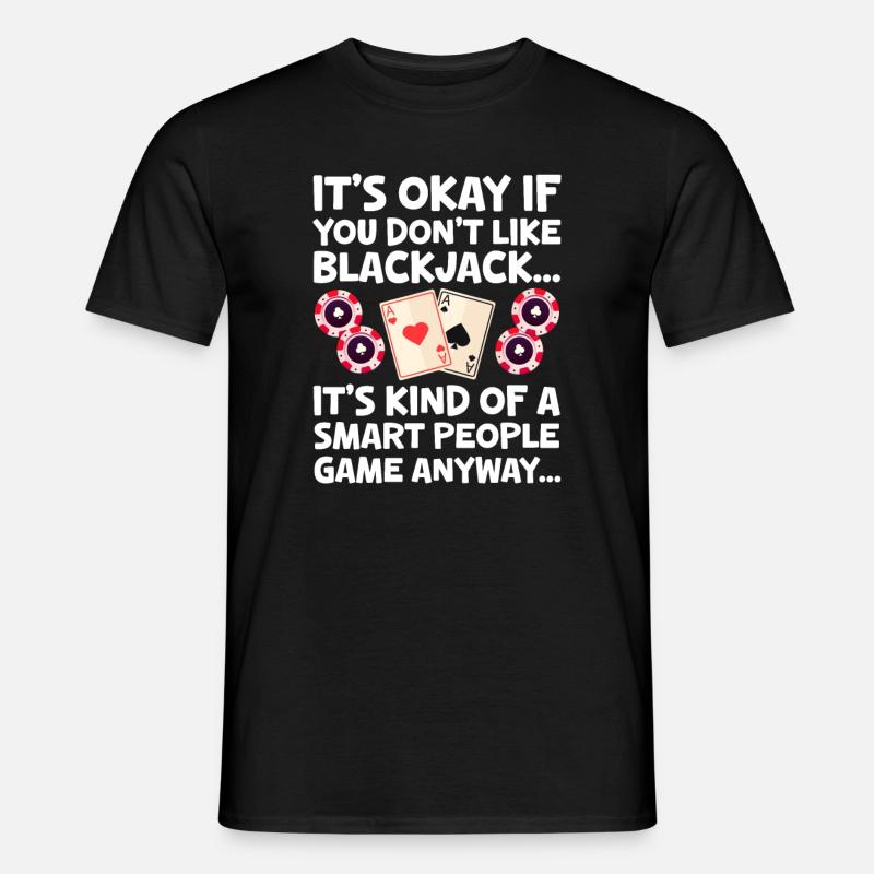 Black Jack - Männer T-Shirt - Schwarz
