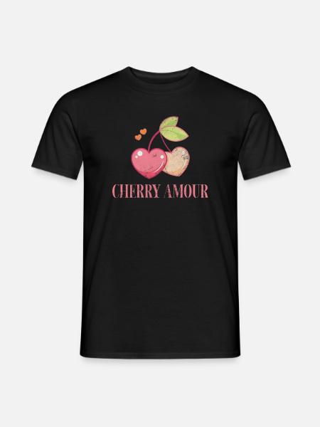 Cherry - Men's T-Shirt - black