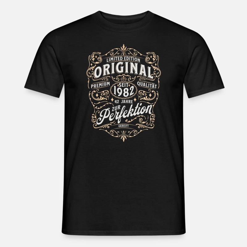Original seit 1982 - Männer T-Shirt - Schwarz