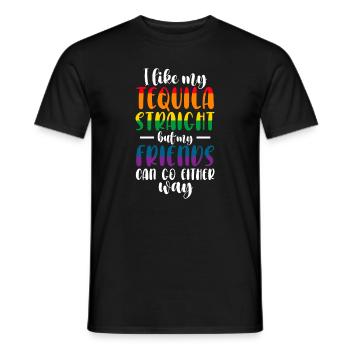 Tequila Sunrise Booze Party Mexique Cadeau - T-shirt homme - noir - Devant - AI Model Male 178 light (178cm)