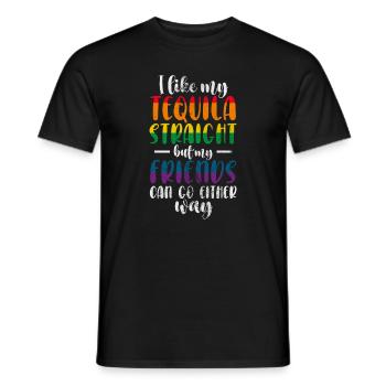 Tequila - Männer T-Shirt - Schwarz - Vorne - AI Model Male 178 light (178cm)