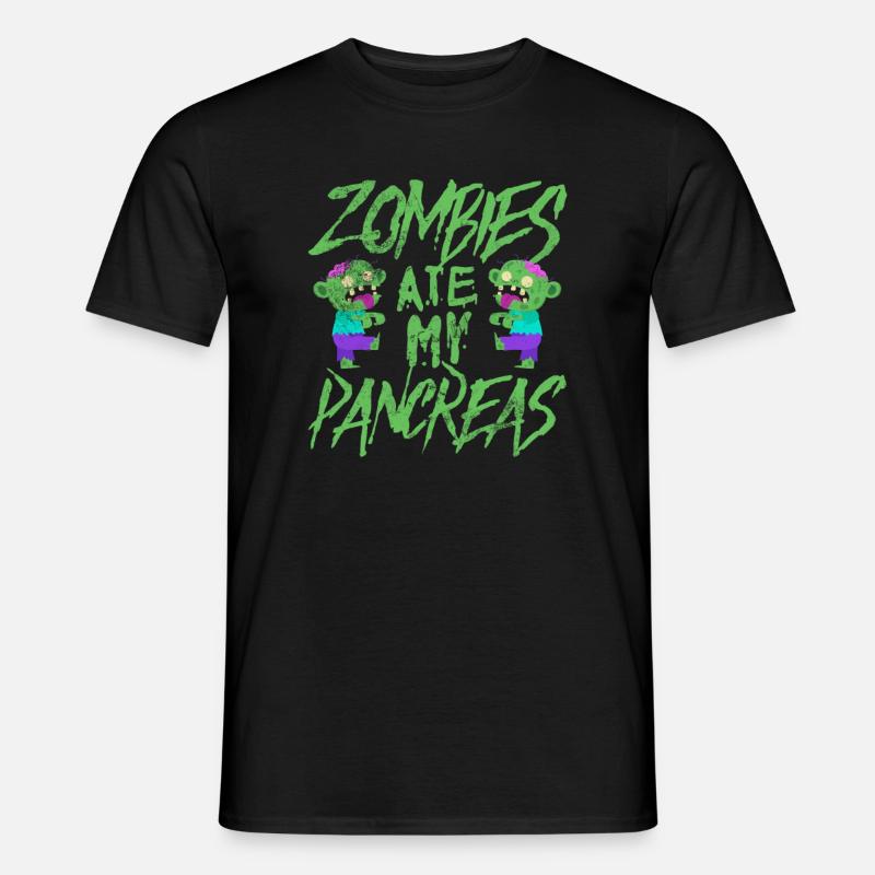 Zombie - Männer T-Shirt - Schwarz