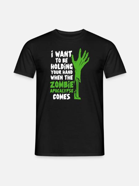 Zombie Zombie-Jäger Zombieapokalypse Geschenk - Männer T-Shirt - Schwarz