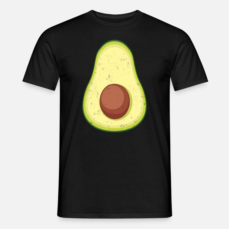 Avocado - Männer T-Shirt - Schwarz