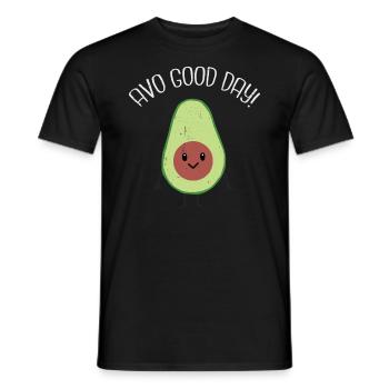 Avocado - Men's T-Shirt - black - Front - AI Model Male 178 light (178cm)