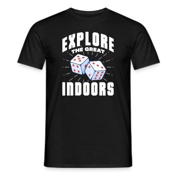 Board Game Board Games Game Night Games Gift - Men's T-Shirt - black - Front - AI Model Male 178 light (178cm)