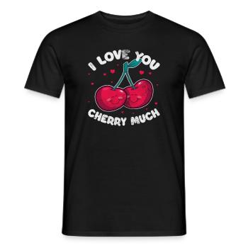 Cerise - T-shirt homme - noir - Devant - AI Model Male 178 light (178cm)