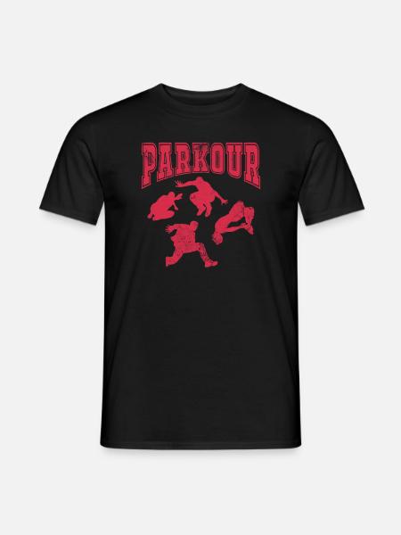 Parkour - T-shirt homme - noir