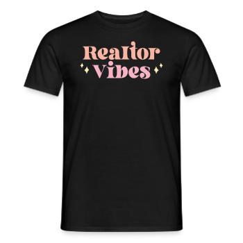 Agent immobilier Agent immobilier Cadeau d’agent immobilier - T-shirt homme - noir - Devant - AI Model Male 178 light (178cm)
