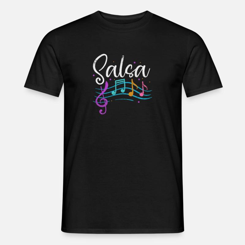 Salsa - Männer T-Shirt - Schwarz