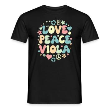 Alto Alto Altiste Retro Love - T-shirt homme - noir - Devant - AI Model Male 178 light (178cm)