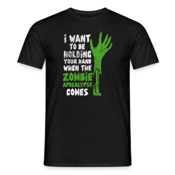 Zombie - Männer T-Shirt - Schwarz - Vorne - AI Model Male 178 light (178cm)