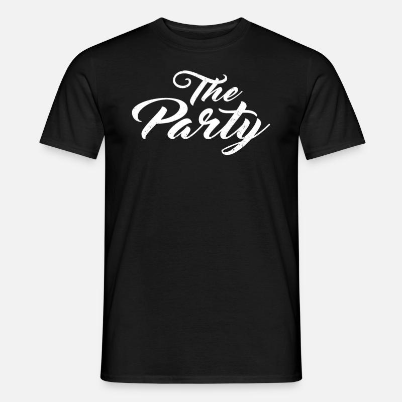 Junggesellin - Männer T-Shirt - Schwarz