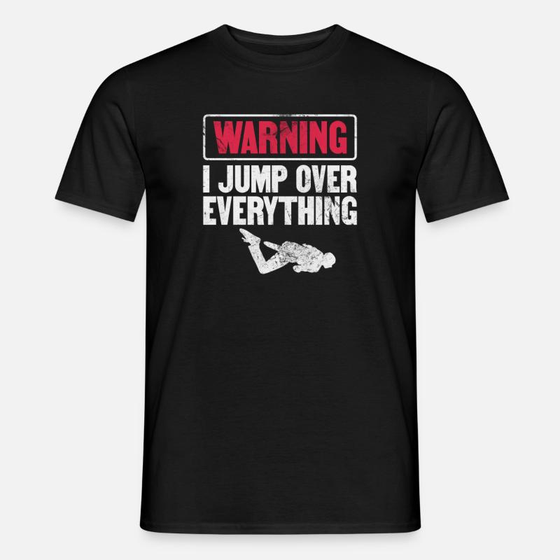 Parkour - Männer T-Shirt - Schwarz