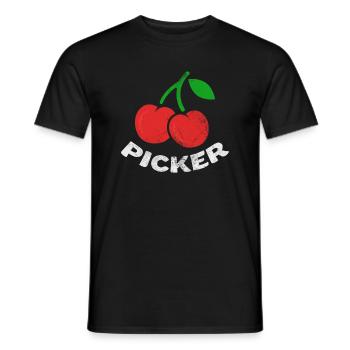 Cerise - T-shirt homme - noir - Devant - AI Model Male 178 light (178cm)