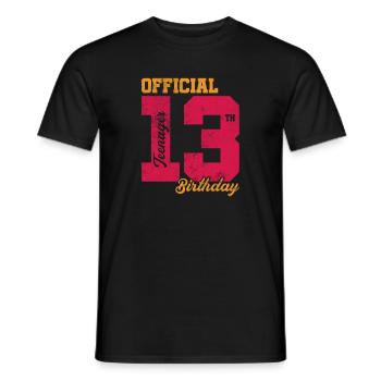 Adolescent - T-shirt homme - noir - Devant - AI Model Male 178 light (178cm)