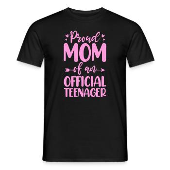 Teenager Teenie Teen Teens Teeny Geschenk - Männer T-Shirt - Schwarz - Vorne - AI Model Male 178 light (178cm)