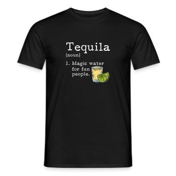 Tequila Sunrise Saufen Party Mexiko Geschenk - Männer T-Shirt - Schwarz - Vorne - AI Model Male 178 light (178cm)