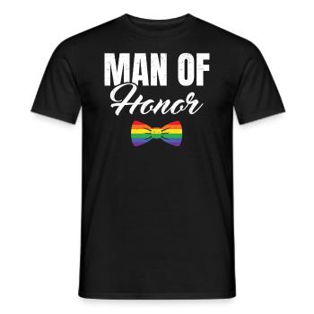 Bachelor bachelor party - Men's T-Shirt - black - Front - AI Model Male 178 light (178cm)