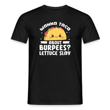 Burpees Fitness Burpee Cadeau de musculation - T-shirt homme - noir - Devant - AI Model Male 178 light (178cm)