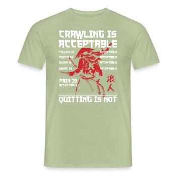 Samurai - Men's T-Shirt - sage - Front - AI Model Male 178 light (178cm)