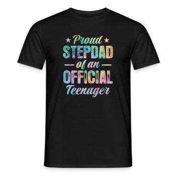 Adolescent - T-shirt homme - noir - Devant - AI Model Male 178 light (178cm)