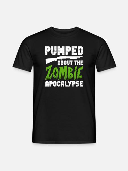 Zombie Zombie-Jäger Zombieapokalypse Geschenk - Männer T-Shirt - Schwarz