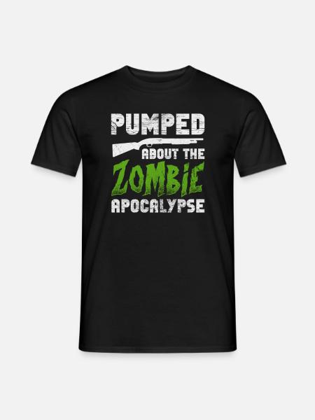Zombie - Männer T-Shirt - Schwarz