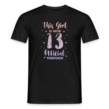 Adolescent - T-shirt homme - noir - Devant - AI Model Male 178 light (178cm)