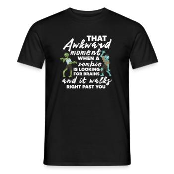 Zombie Zombie Chasseur de Zombie Apocalypse Cadeau - T-shirt homme - noir - Devant - AI Model Male 178 light (178cm)