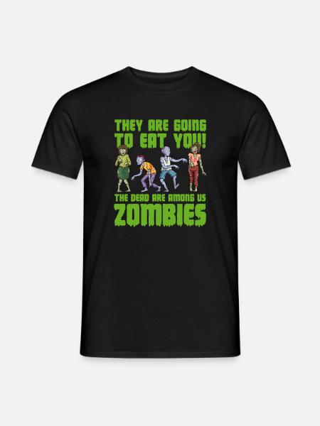 Zombie Zombie-Jäger Zombieapokalypse Geschenk - Männer T-Shirt - Schwarz