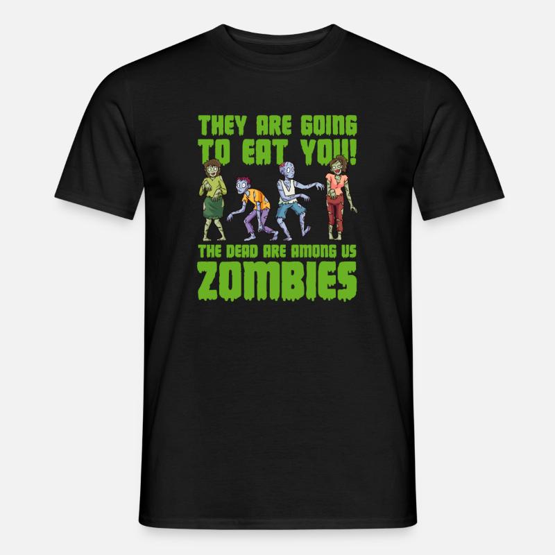 Zombie Zombie-Jäger Zombieapokalypse Geschenk - Männer T-Shirt - Schwarz