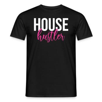 Agent immobilier Agent immobilier Cadeau d’agent immobilier - T-shirt homme - noir - Devant - AI Model Male 178 light (178cm)