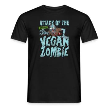 Zombie - Männer T-Shirt - Schwarz - Vorne - AI Model Male 178 light (178cm)