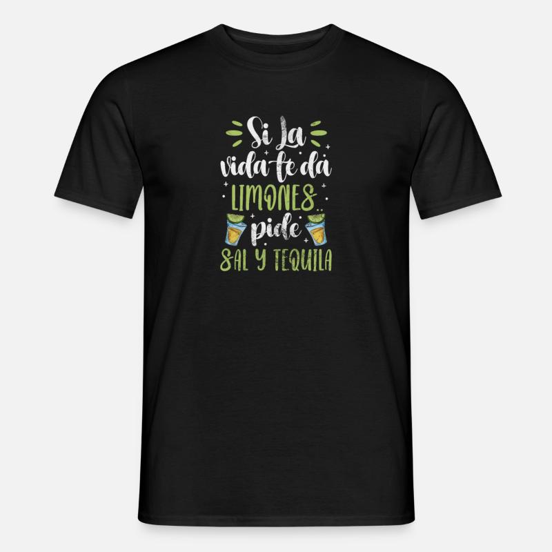 Tequila - Männer T-Shirt - Schwarz