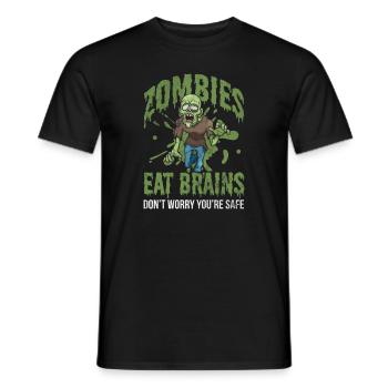 Zombi - T-shirt homme - noir - Devant - AI Model Male 178 light (178cm)
