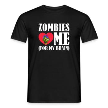 Zombie Zombie Chasseur de Zombie Apocalypse Cadeau - T-shirt homme - noir - Devant - AI Model Male 178 light (178cm)