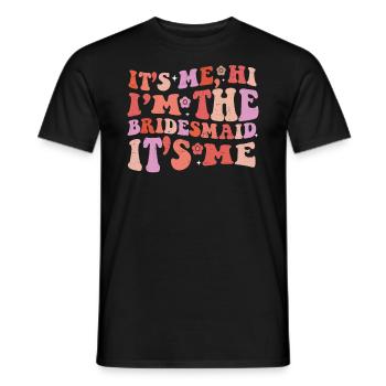 Junggesellin - Männer T-Shirt - Schwarz - Vorne - AI Model Male 178 light (178cm)