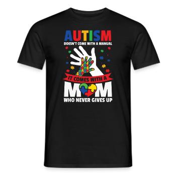 Autismus Awareness Day Autist Geschenk - Männer T-Shirt - Schwarz - Vorne - AI Model Male 178 light (178cm)