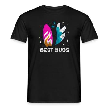 Wakeboard - T-shirt homme - noir - Devant - AI Model Male 178 light (178cm)