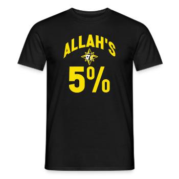 Musulman Islam Allah Ramadan Kareem Cadeau - T-shirt homme - noir - Devant - AI Model Male 178 light (178cm)