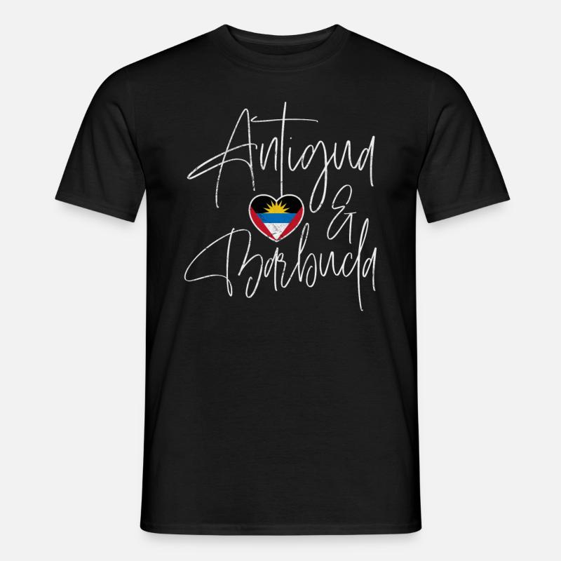 Antigua - Männer T-Shirt - Schwarz