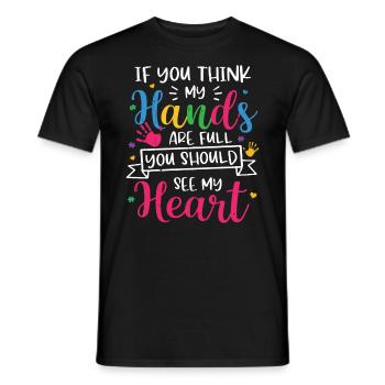Autisme - T-shirt homme - noir - Devant - AI Model Male 178 light (178cm)