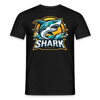 Hai-Welt - Männer T-Shirt - Schwarz - Vorne - AI Model Male 178 light (178cm)