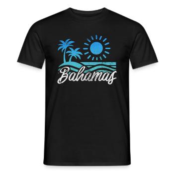 Bahamas - T-shirt homme - noir - Devant - AI Model Male 178 light (178cm)