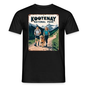 Parc national Kootenay Aventure Nature - T-shirt homme - noir - Devant - AI Model Male 178 light (178cm)