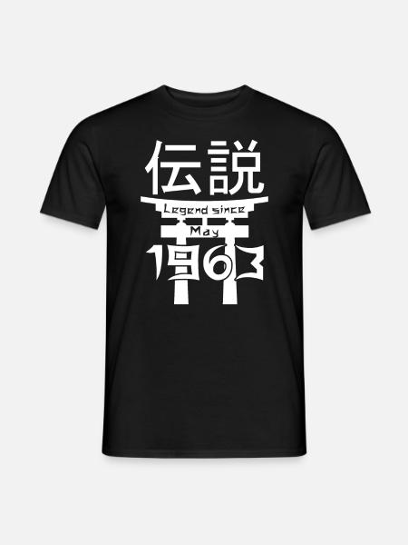 Legend since May 1963 Birthday Gift - Men's T-Shirt - black