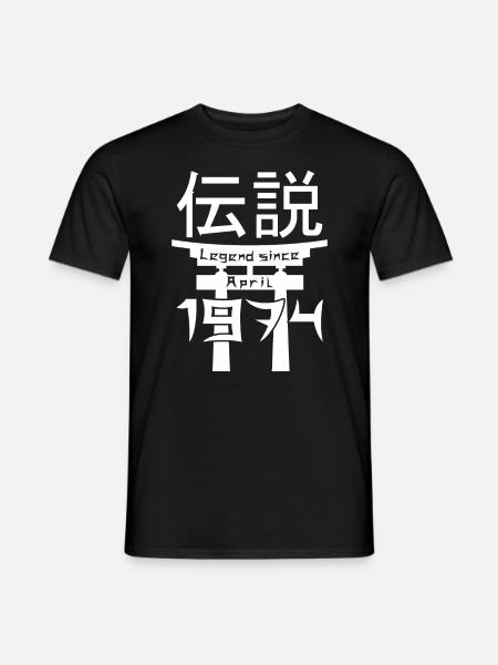 Legend since April 1974 Birthday Gift - Men's T-Shirt - black