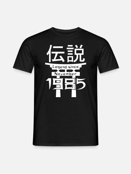 Legend since November 1985 Birthday Gift - Men's T-Shirt - black
